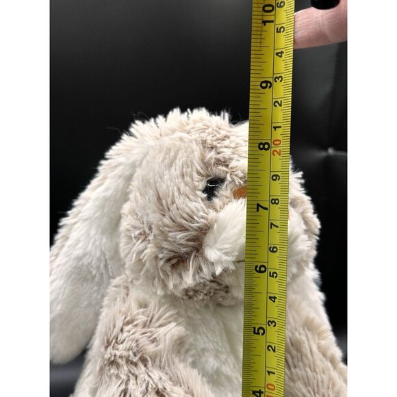 Melissa and Doug Plush Burrow Bunny Brown White Rabbit Big Feet Stuffed Animal - Picture 10 of 10